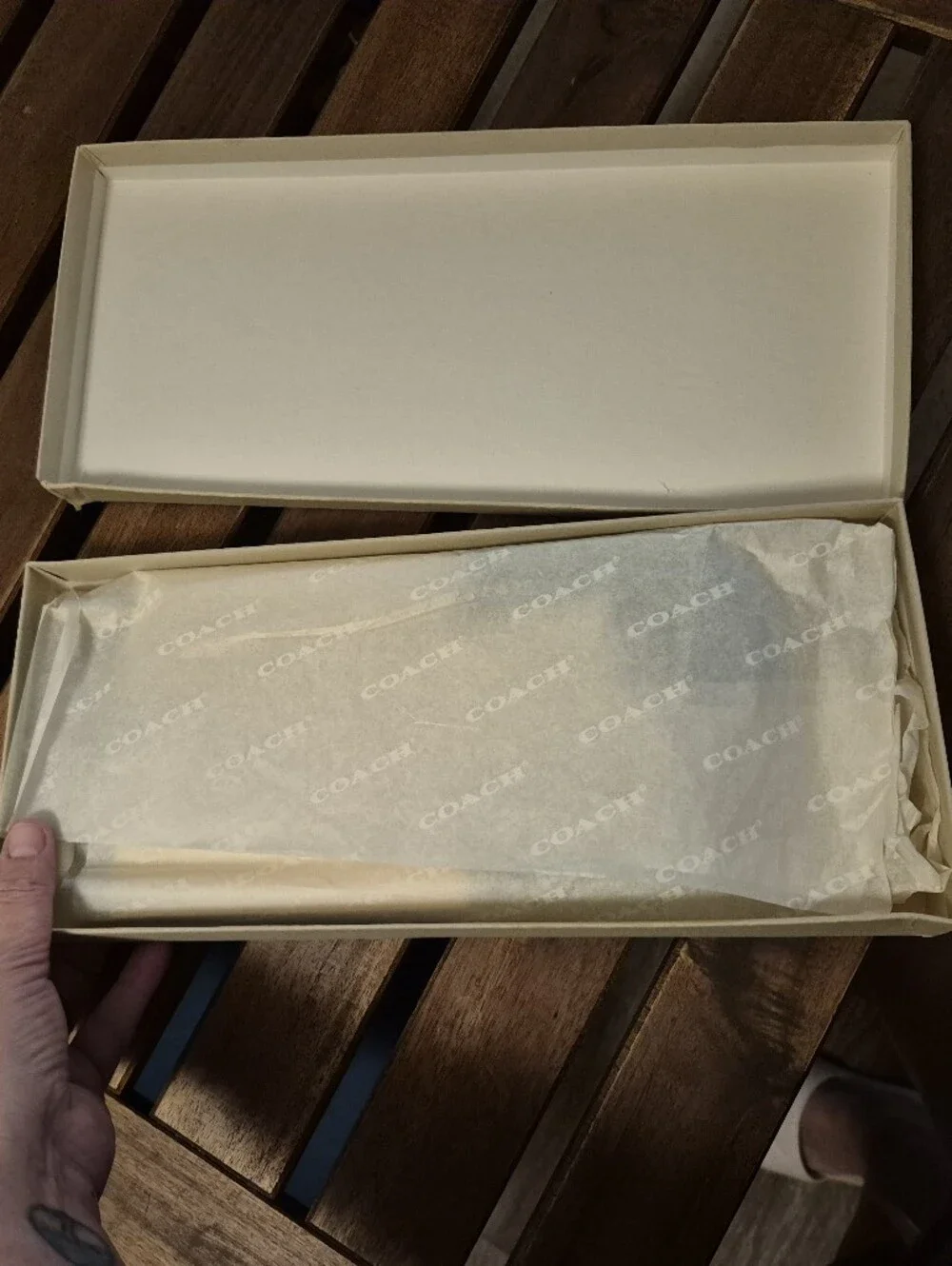 NIB Vintage 1990 Coach Italian Silk Scarf Floral Deadstock Box Inserts Rare
